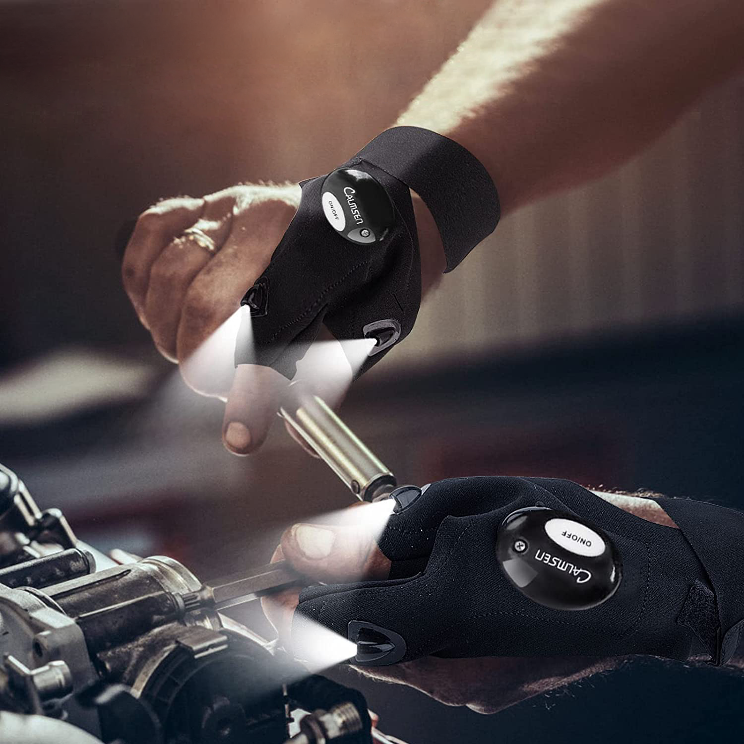 Flash™ | LED Flashlight Vingerloze Handschoenen