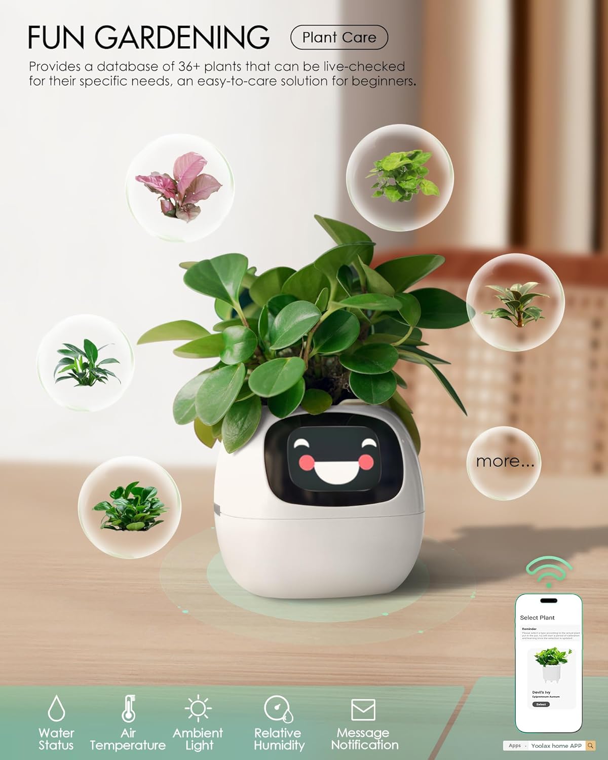 PlantBuddy™ | Slimme Plantenpot