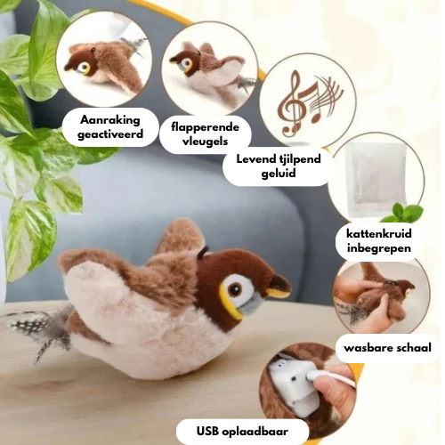PurrfectPlay™ | Interactieve vogel