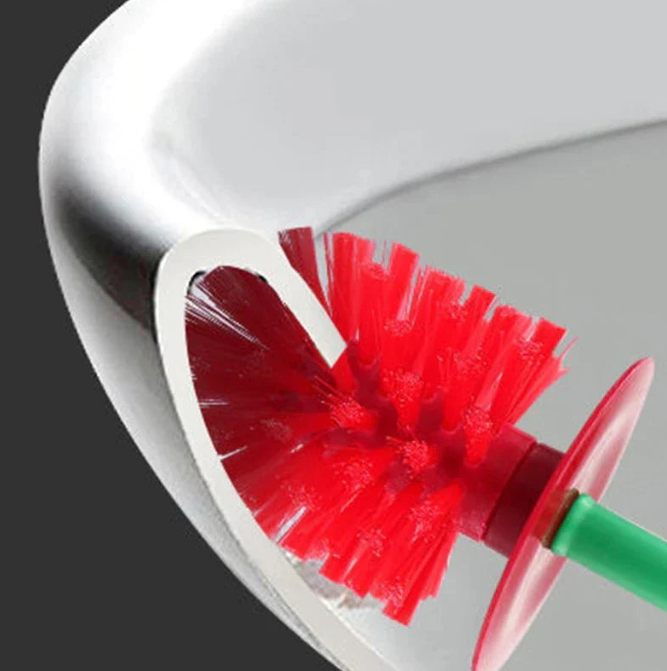 CherryClean™ | WC-Borstel – Voor Perfecte Schoonmaak in de Badkamer!
