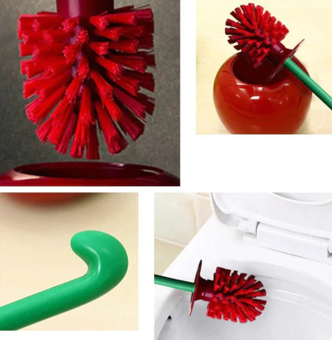 CherryClean™ | WC-Borstel – Voor Perfecte Schoonmaak in de Badkamer!