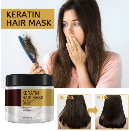 CollagenLux™ | Haarmasker – Diepe Hydratatie & Reparatie voor Stralend Haar