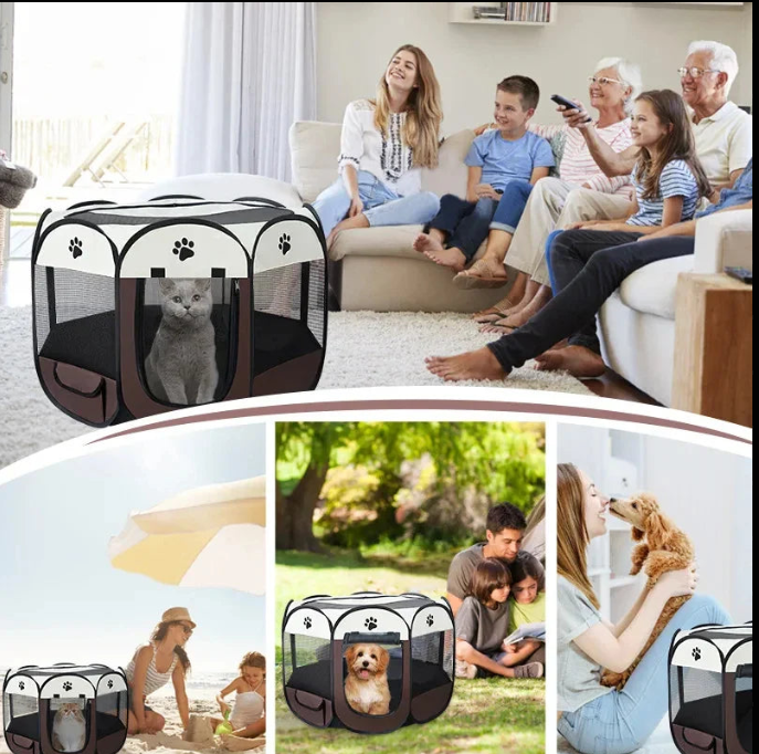 ComfortNest™ | De Opvouwbare Huisdier Tent voor een Knusse Oase