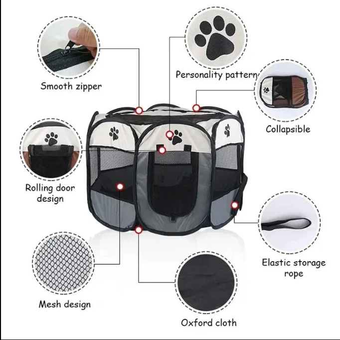 ComfortNest™ | De Opvouwbare Huisdier Tent voor een Knusse Oase
